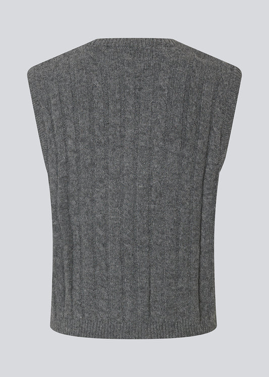 Dim Gray ווסט סריג לנשים  Risemd MODSTROM