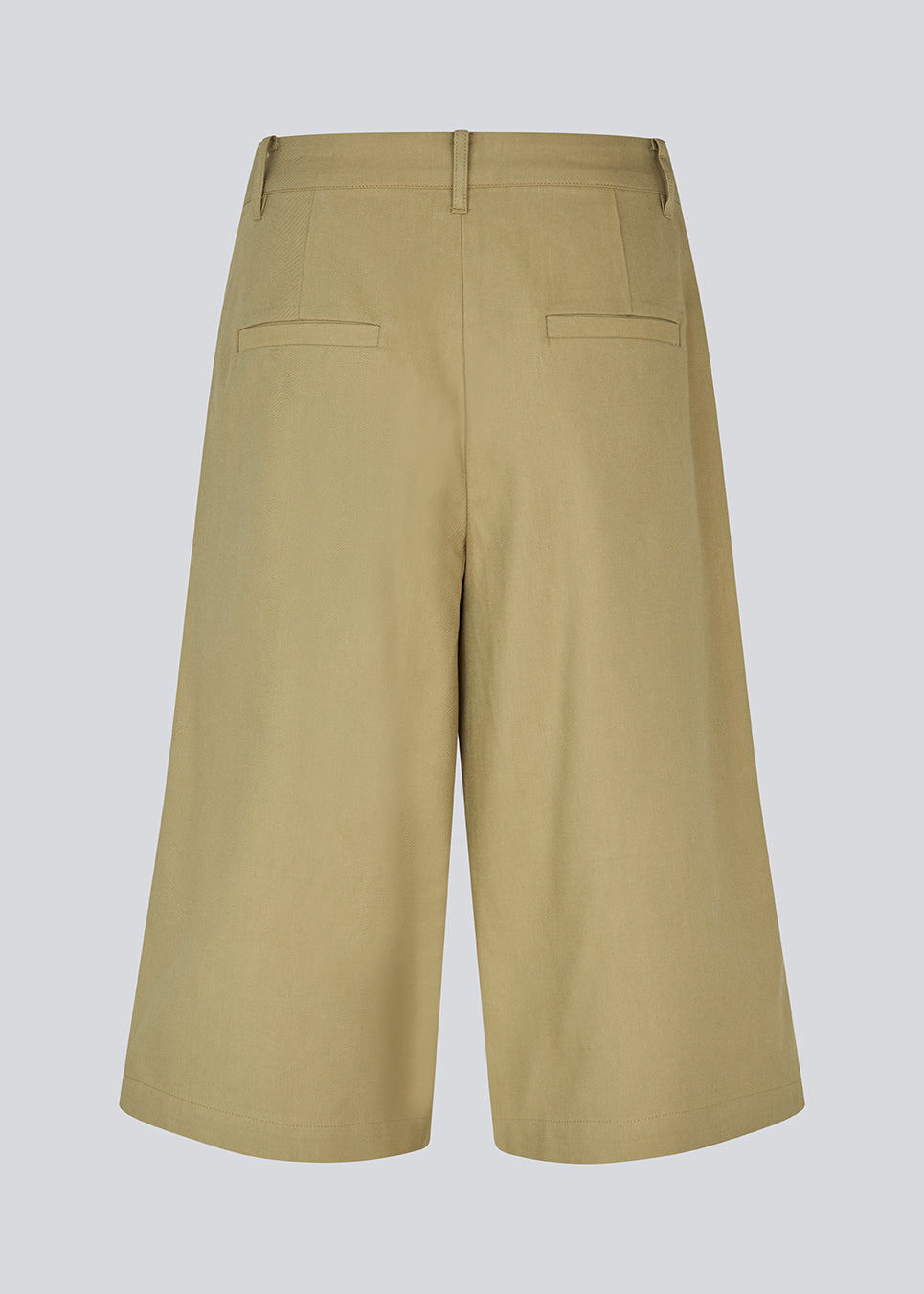 Dark Khaki מכנסיים קצרים לנשים Tore Long Shorts MODSTROM