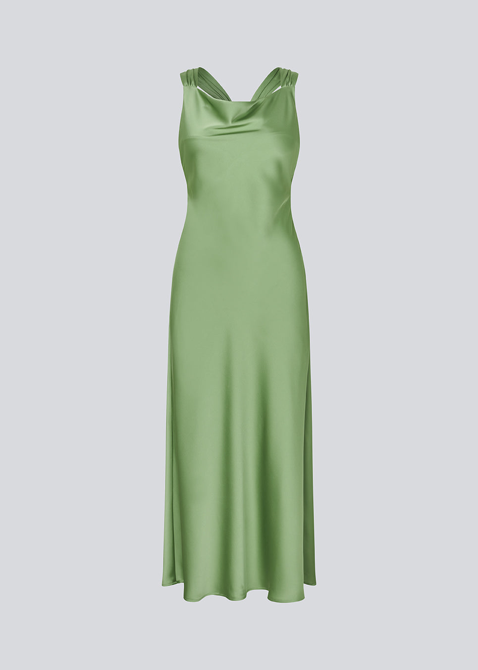 Dark Sea Green שמלת מידי לנשים Aijamd MODSTROM