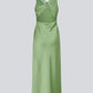 Dark Sea Green שמלת מידי לנשים Aijamd MODSTROM