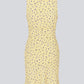 Pale Goldenrod שמלת מיני לנשים Alyssamd Print MODSTROM