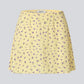Pale Goldenrod חצאית מיני לנשים Alyssamd Print MODSTROM