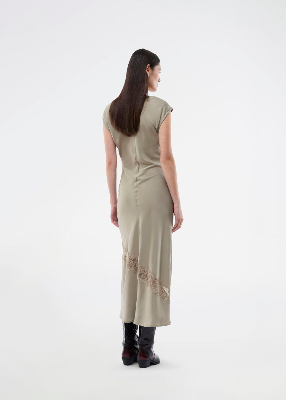 Lavender שמלת מידי לנשים Tailormd Lace MODSTROM