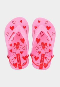 Lavender כפכפים לתינוקות Classic Baby Hearts IPANEMA