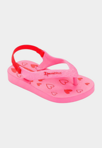 Lavender כפכפים לתינוקות Classic Baby Hearts IPANEMA