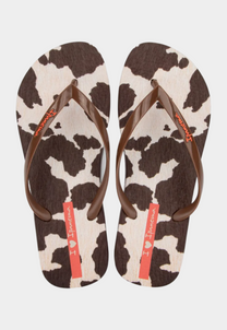 Lavender כפכפים לנשים Trendy Print IPANEMA