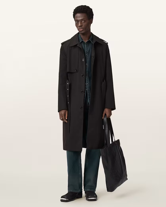 Black ג'ינס ארוך לגברים Mullen ALLSAINTS