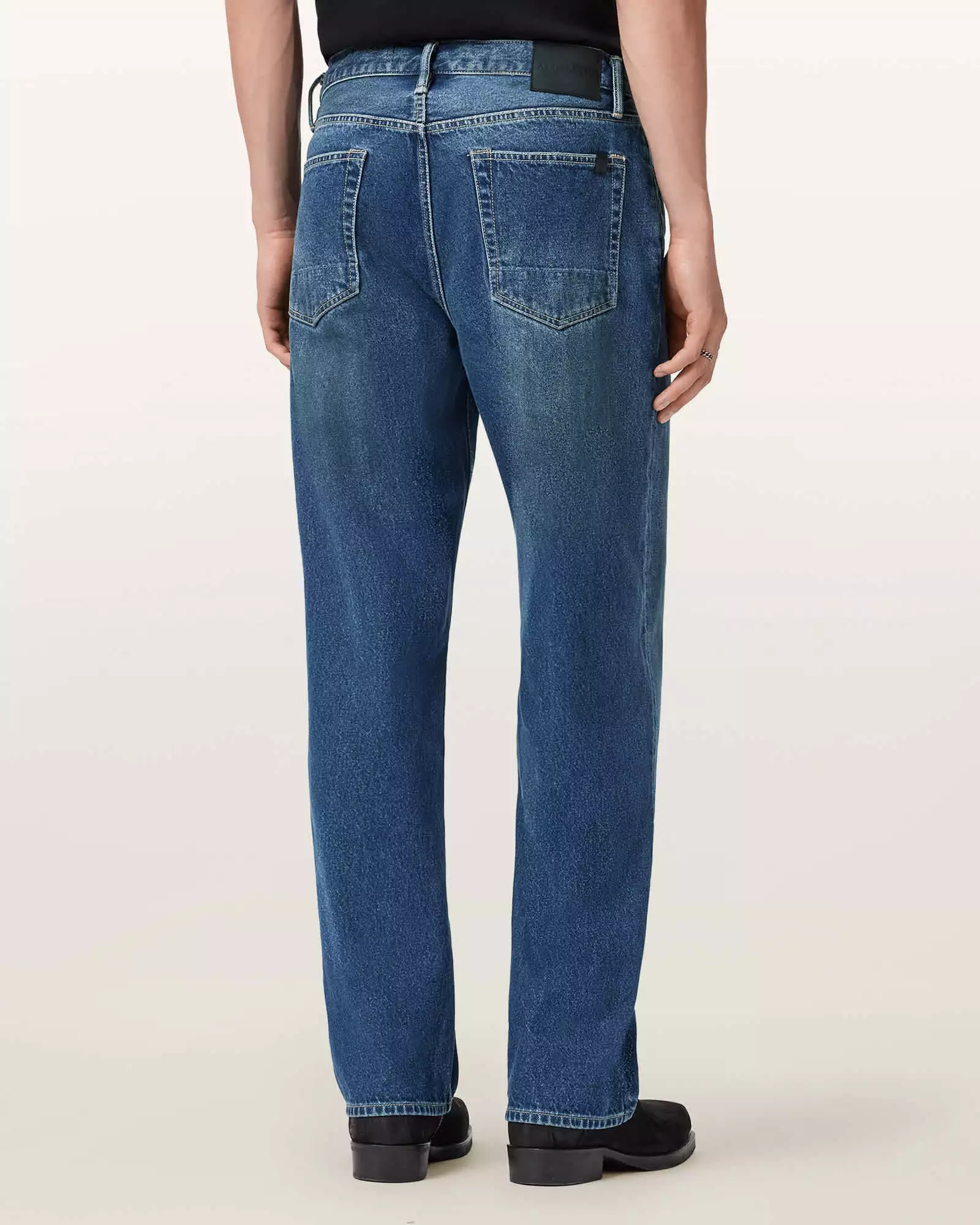 Antique White ג׳ינס ארוך לגברים Mullen – Straight Leg ALLSAINTS