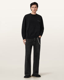 Black סווטשירט לגברים  Xander ALLSAINTS