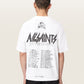 White Smoke טי שירט קצרה לגברים Chromium ALLSAINTS