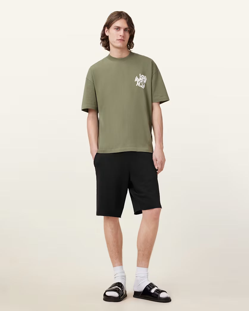 Antique White מכנסיים קצרים לגברים Helix ALLSAINTS