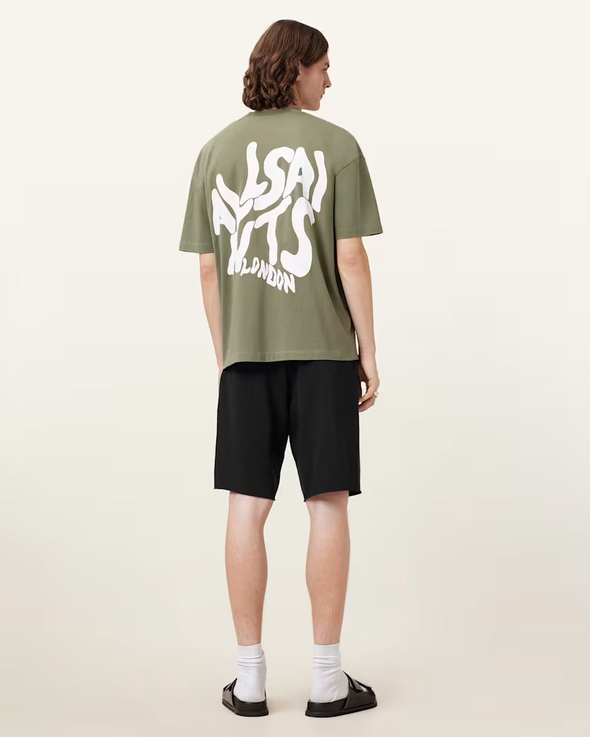 Antique White מכנסיים קצרים לגברים Helix ALLSAINTS