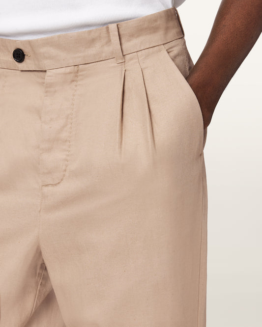 Tan מכנסיים ארוכים לגברים Roland ALLSAINTS