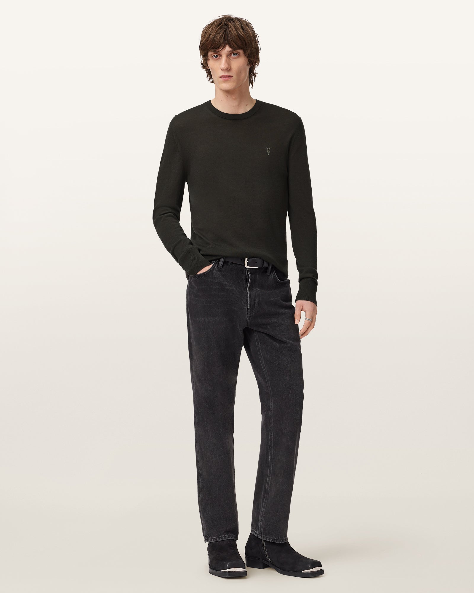 Beige סוודר לגברים Mode Merino ALLSAINTS