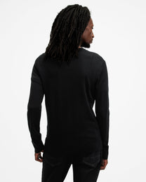 Black סוודר לגברים Merino ALLSAINTS