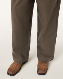Dark Olive Green מכנסיים ארוכים לגברים Conway ALLSAINTS