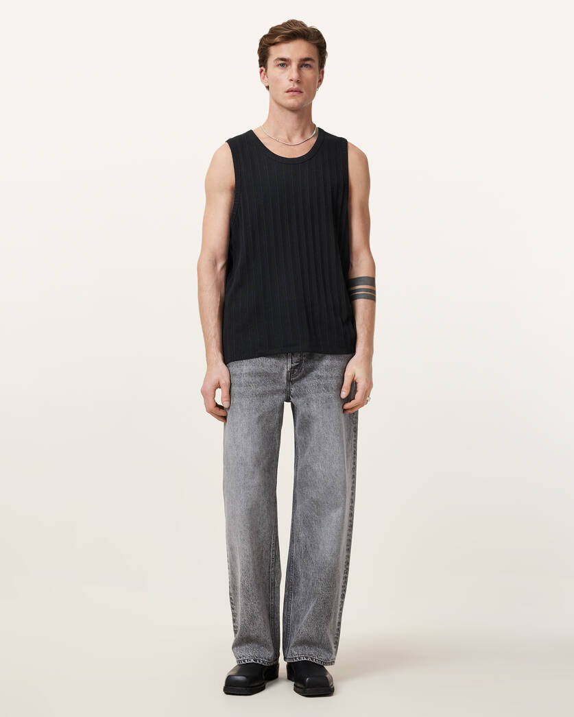 Antique White גופיה לגברים Denver ALLSAINTS