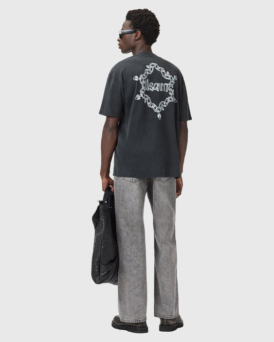 Lavender טי שירט קצרה לגברים Drip ALLSAINTS