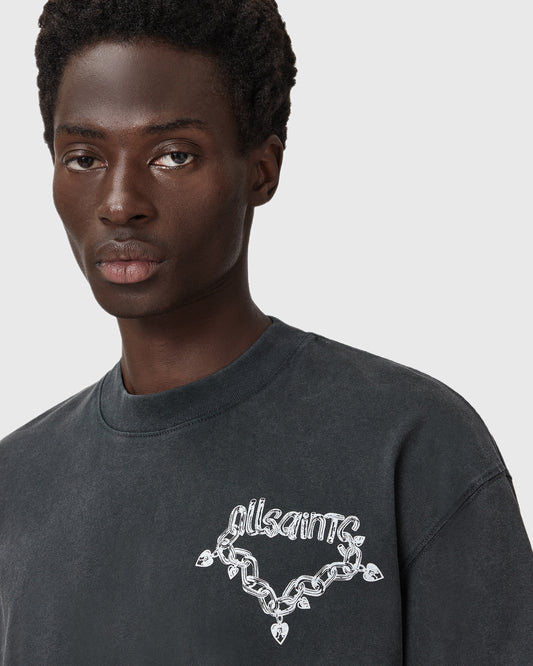 Lavender טי שירט קצרה לגברים Drip ALLSAINTS