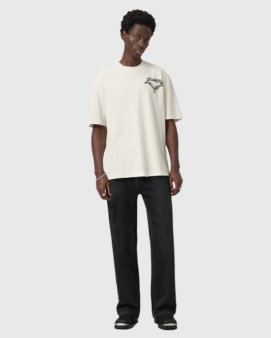 Lavender טי שירט קצרה לגברים Drip ALLSAINTS