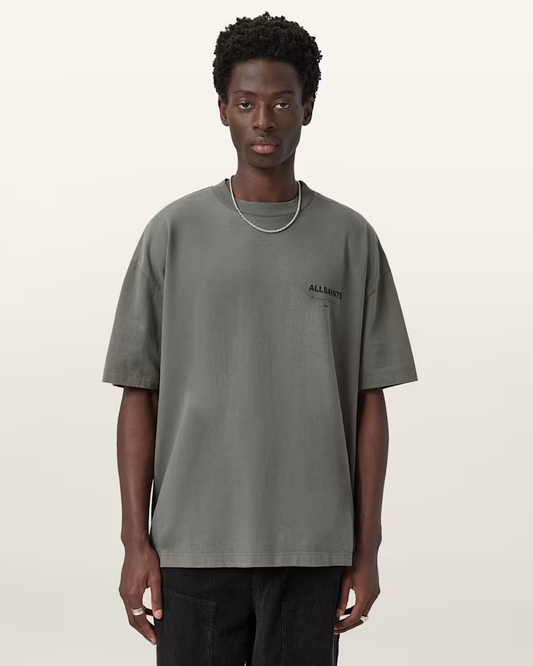 Antique White טי שירט קצרה לגברים Future ALLSAINTS