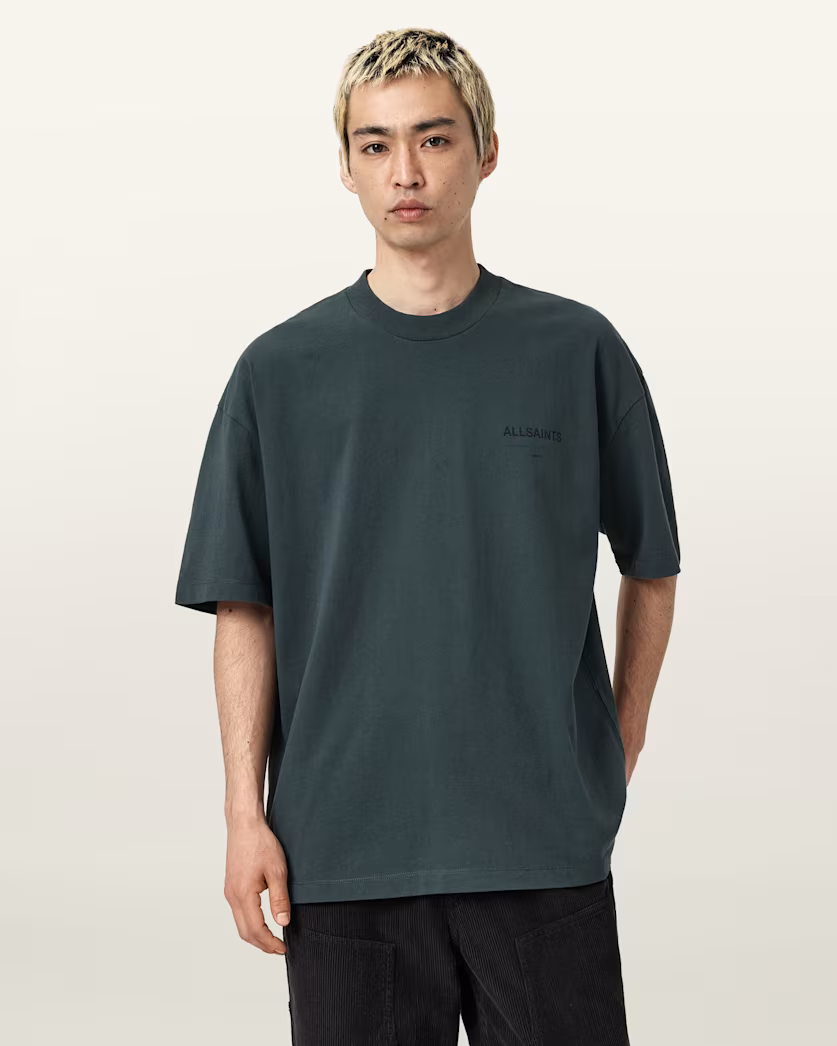 Antique White טי שירט קצרה לגברים Future ALLSAINTS