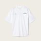 White Smoke טי שירט אוברסייז לגברים Emblem ALLSAINTS