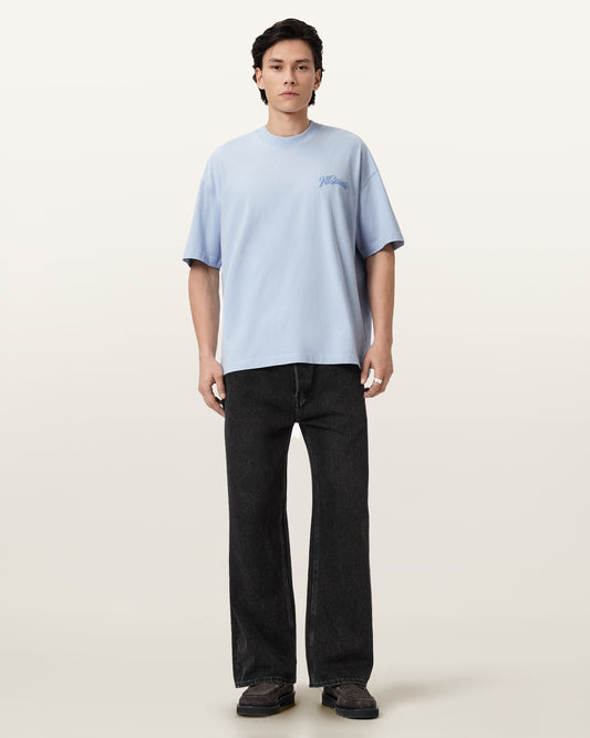 Antique White טי שירט קצרה לגברים Odyssey ALLSAINTS