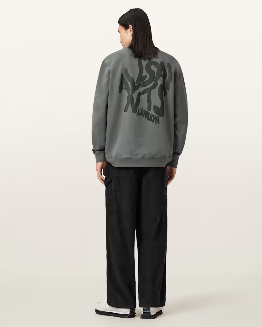 Dark Slate Gray מכנסיים ארוכים לגברים Dunstan ALLSAINTS