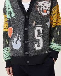 Dark Slate Gray קרדיגן לגברים Akki ALLSAINTS