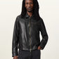 Beige ג'קט עור לגברים Miller ALLSAINTS
