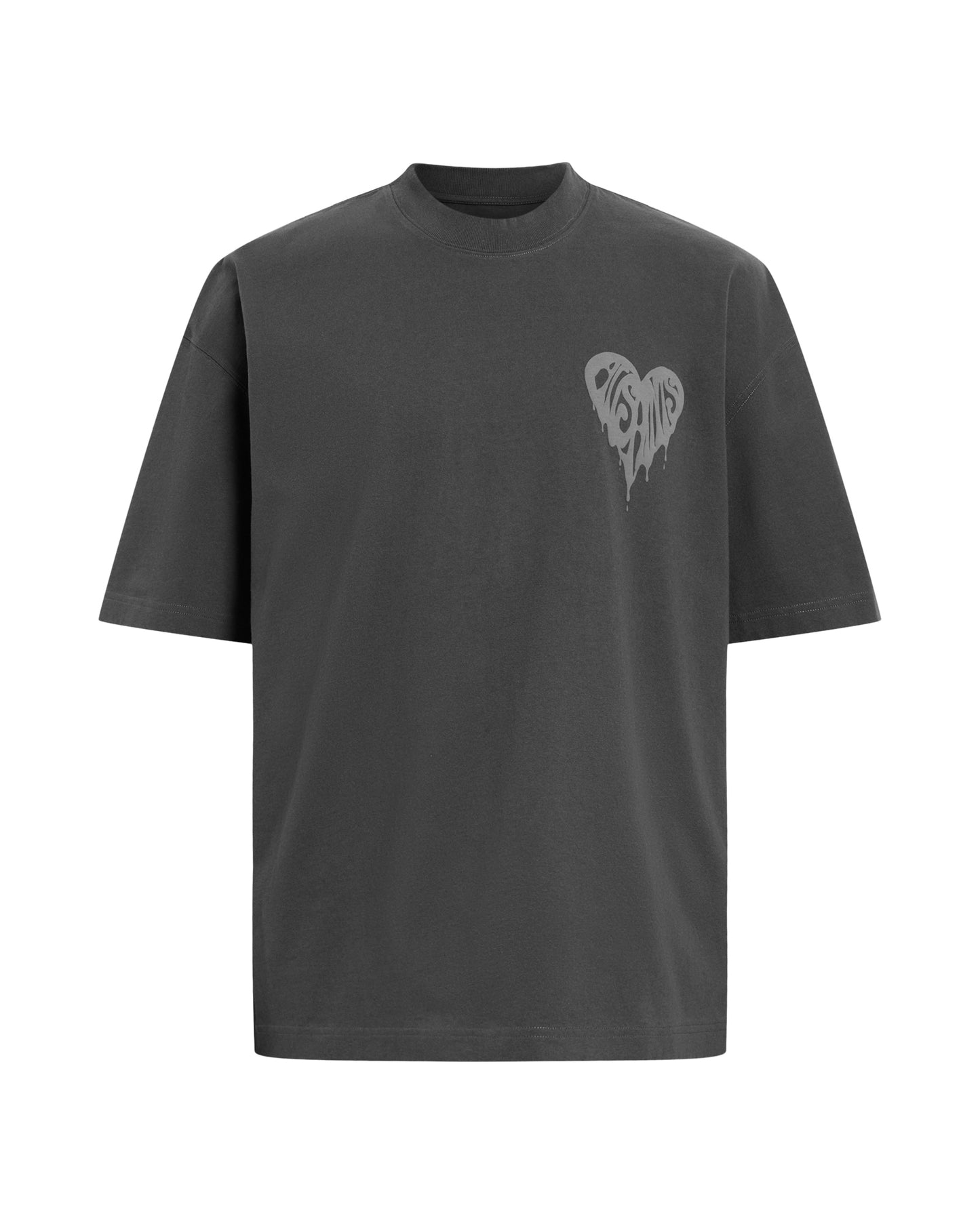 Dark Slate Gray טי שירט קצרה לגברים Trip ALLSAINTS