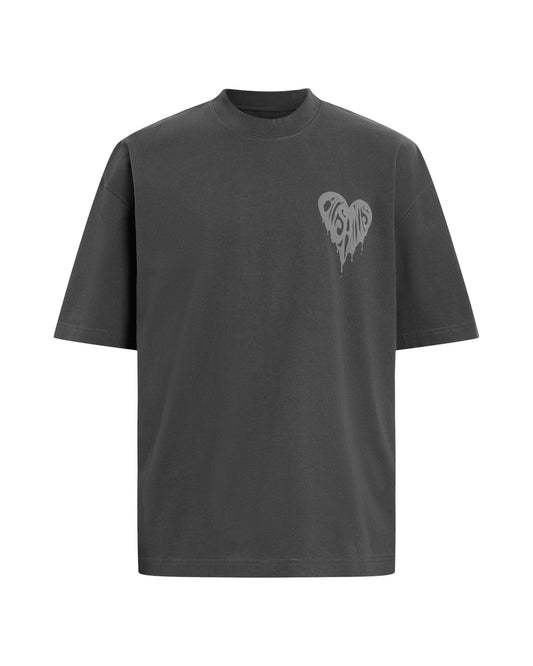 Dark Slate Gray טי שירט קצרה לגברים Trip ALLSAINTS