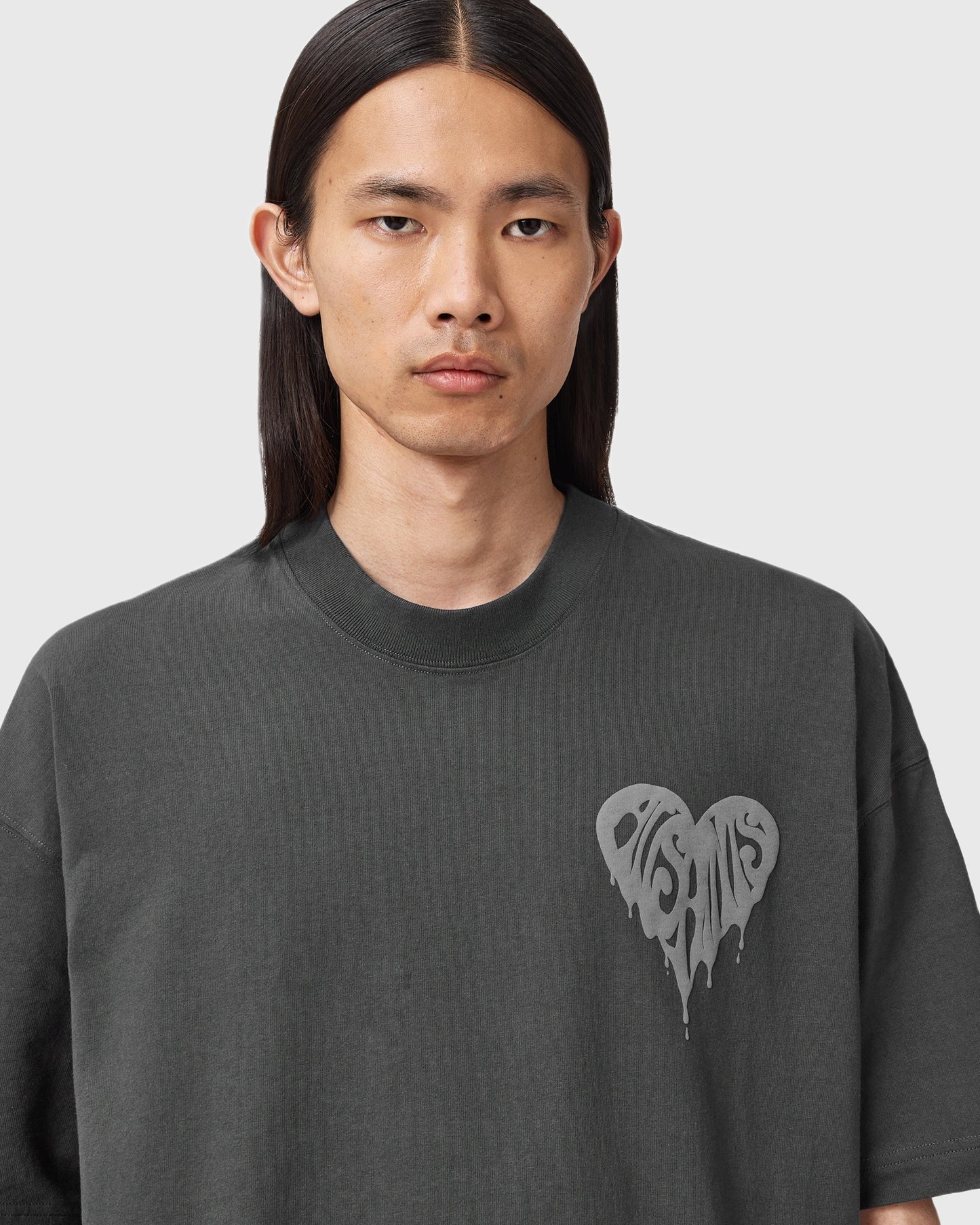 Antique White טי שירט קצרה לגברים Trip ALLSAINTS