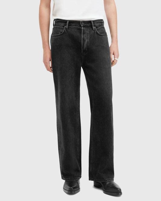 Dark Slate Gray ג׳ינס ארוך לגברים Lenny – Loose Fit ALLSAINTS