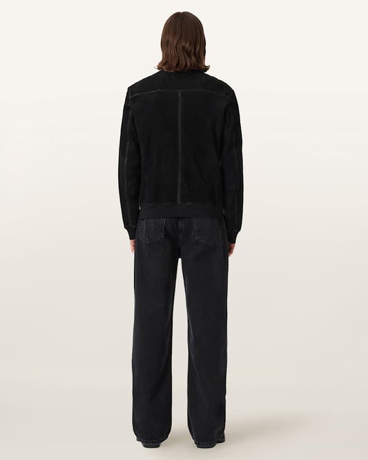 Black ג'ינס ארוך לגברים  Lenny -  Loose Fit ALLSAINTS