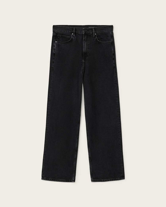 Black ג'ינס ארוך לגברים  Lenny -  Loose Fit ALLSAINTS
