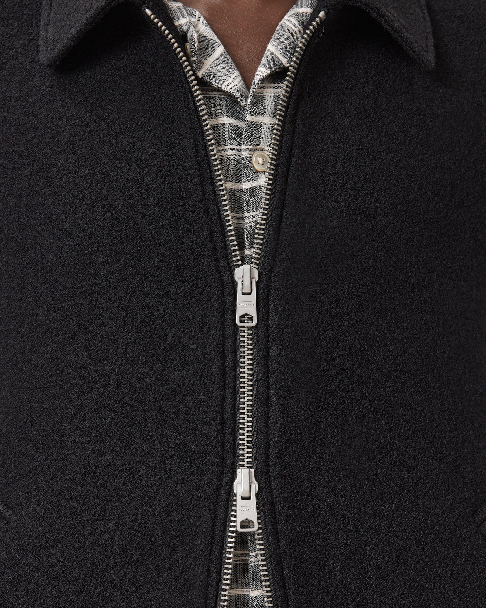 Black ג'קט צמר לגברים Celeste ALLSAINTS