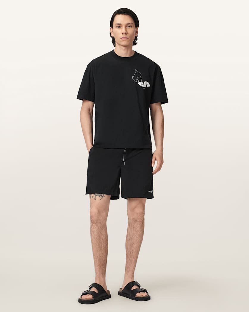Antique White בגד ים חלק תחתון לגברים Mikro Swimshort ALLSAINTS