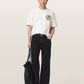 Light Gray טי שירט קצרה לגברים Reflect ALLSAINTS