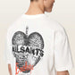 Lavender טי שירט קצרה לגברים Reflect ALLSAINTS