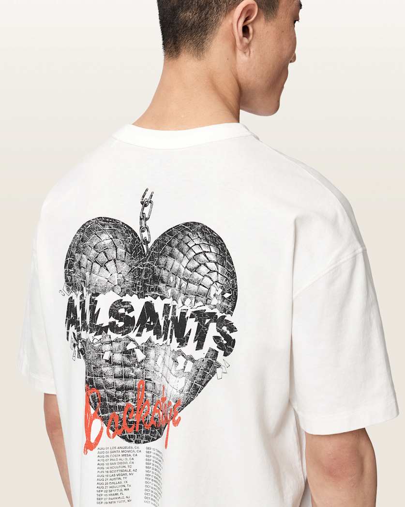 Lavender טי שירט קצרה לגברים Reflect ALLSAINTS