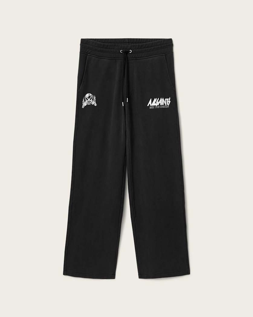 Black מכנסים ארוכים לגברים Chromium ALLSAINTS