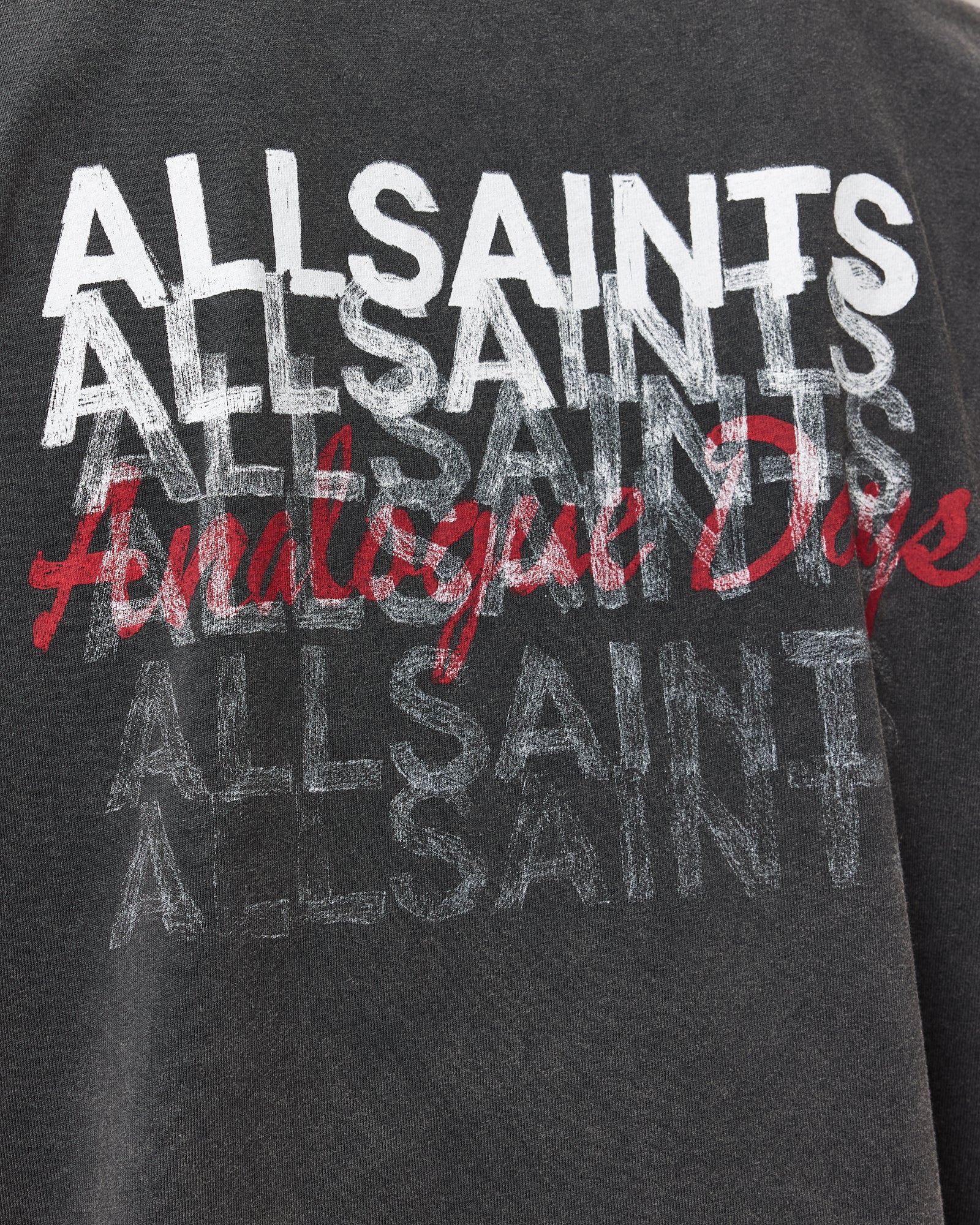 Dark Slate Gray טי שירט קצרה לגברים Graphene ALLSAINTS