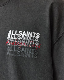 Dark Slate Gray טי שירט קצרה לגברים Graphene ALLSAINTS