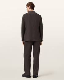 Dark Slate Gray מכנסיים ארוכים מחויטים Newton ALLSAINTS