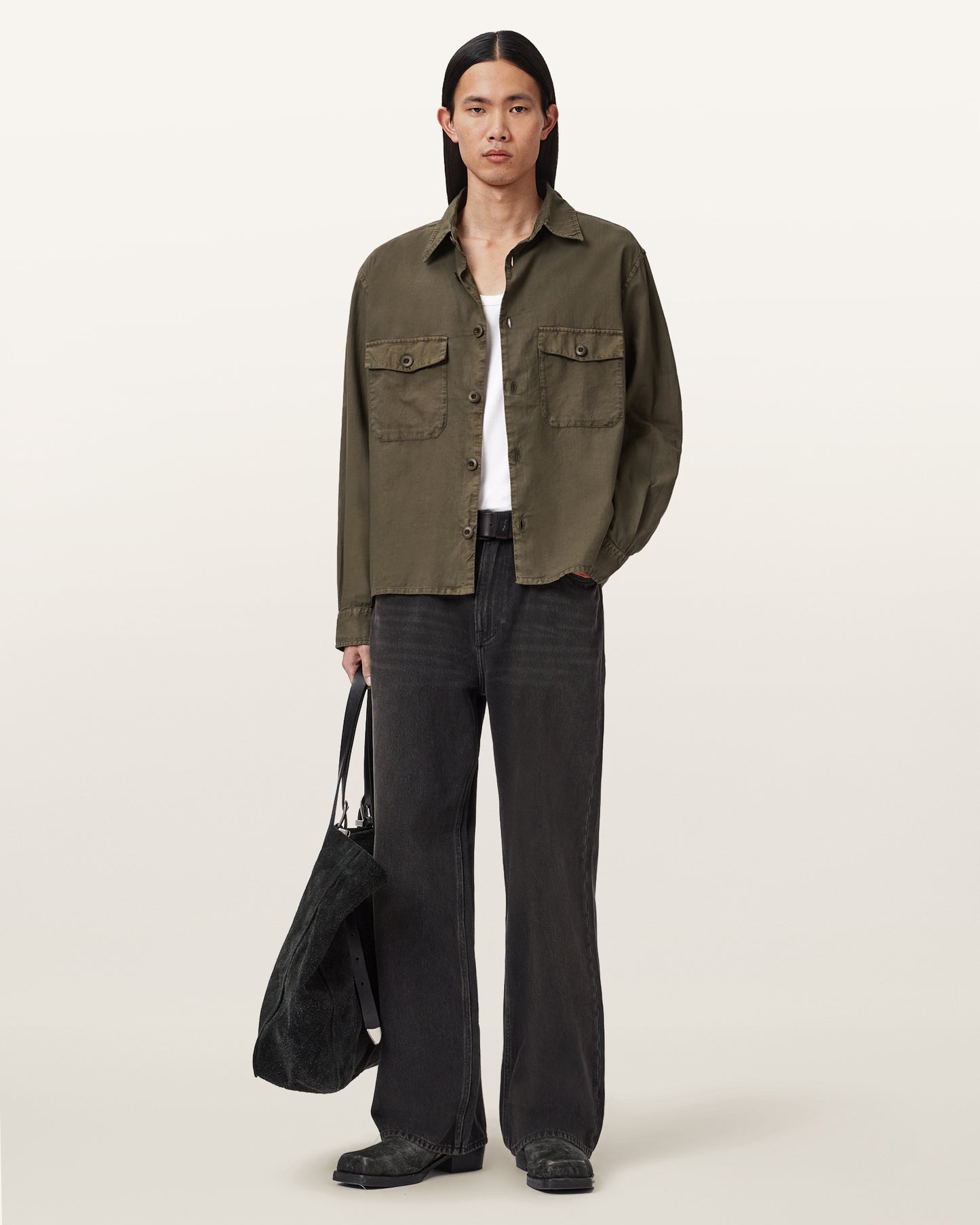 חולצה מכופתרת ארוכה לגברים Strand LS