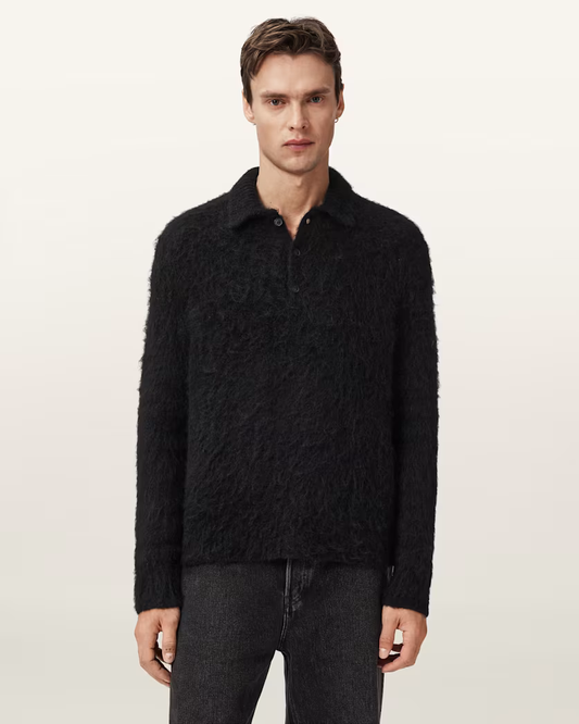 Beige סריג פולו לגברים Sonny ALLSAINTS