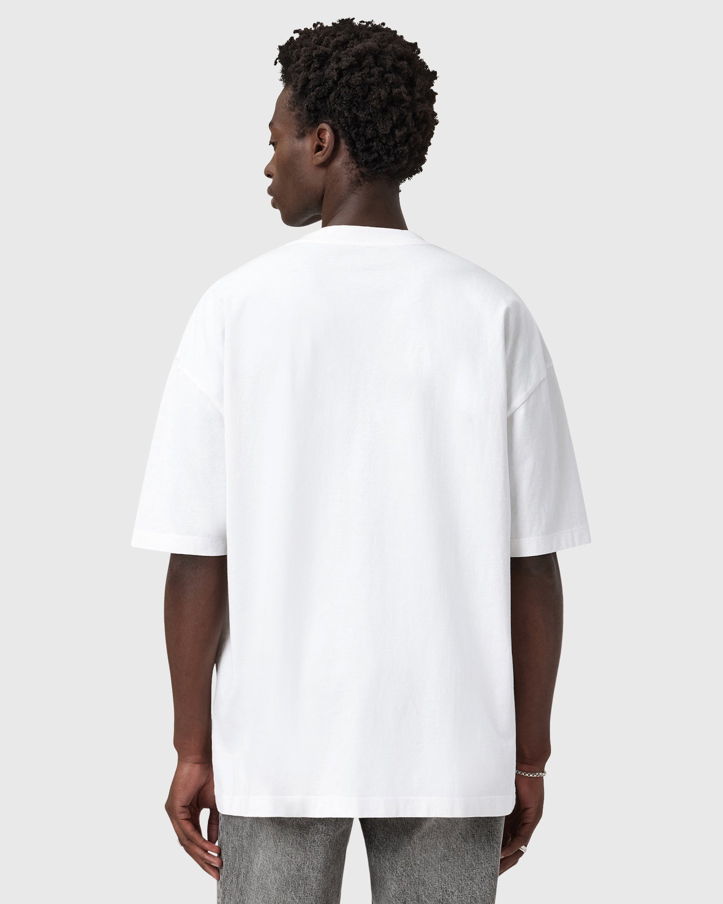 Lavender טי שירט קצרה לגברים Waved ALLSAINTS