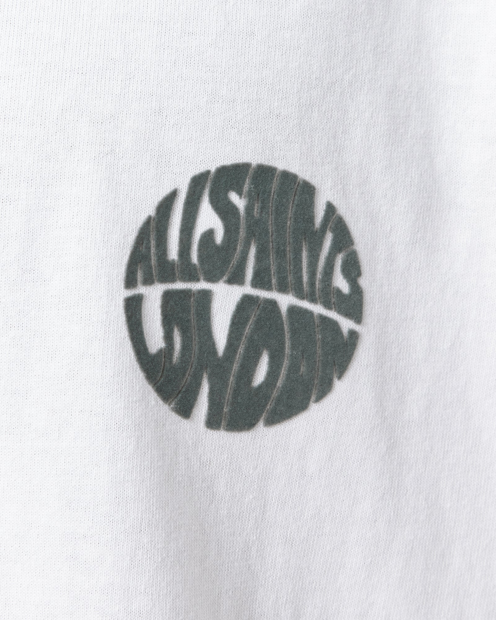 Lavender טי שירט קצרה לגברים Waved ALLSAINTS